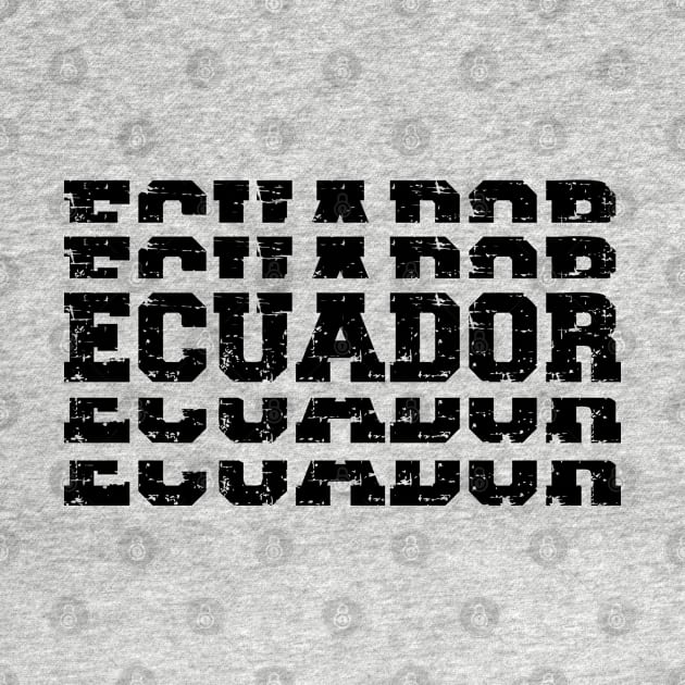 Ecuador Stacked Vintage by silentboy